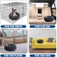 Super Soft Pet Bed Kennel Round Cat Mat Warm Sleep Bag Long Plush Dog Puppy Cushion Mat Portable Pets Supplies Dropping Product